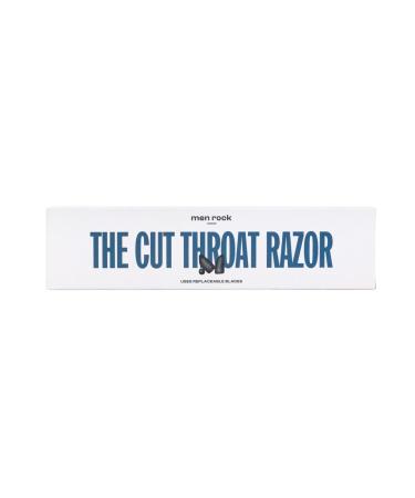 Men Rock The Cut Throat Razor | Ergonomic Stainless Steel Razor with Interchangeable Blades - Ideal for Precision Shaving - Buy Online on GoSupps.com