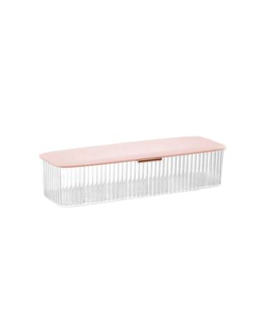 AirTime storage organizer for colored contact lenses disposable contact lenses donor transparent plastic box for all brands daily lenses (pink) - Buy Online on GoSupps.com