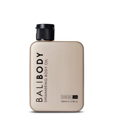 BALI BODY Shimmering Body Oil | This multitasking  fast drying and lightweight oil provides a natural looking bronzed sheen  perfect for nights out | 100ml/3.4fl oz | 100% Australian Made & Vegan
