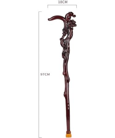 Walkers for seniors Trekking Poles Adult Crutches Silver Mouth Wood Materials Are Environmentally Friendly Healthy Beautifully Carved Generous Ergonomic Handles Comfortable To Hold rollator wal - Buy Online on GoSupps.com