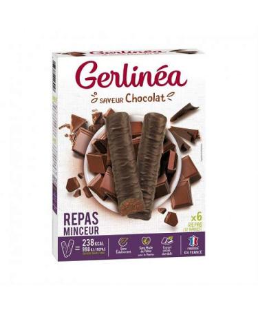 GERLINÉA - Chocolate Meal Bars 372G - Pack of 3 - free delivery