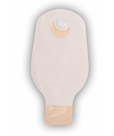 ConvaTec 401504 Natura 12" Two-Piece Drainable Pouch with 2-Sided Comfort Panel Tail Clip Opaque 2-3/4" Flange Pack of 10