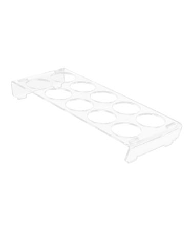 STOBAZA Eggs Refrigerator Egg Container Egg Holder Fridge Acrylic Bin Organizer Egg Rack Egg Tray Trash Can