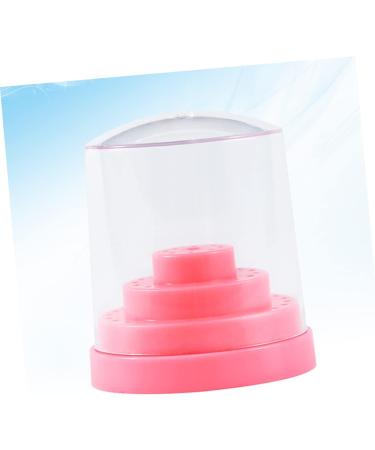 SOESFOUFU 1pc 48 Nail Bit Organizer Display Holder Stand Nails Drill Bits Nail Display Stand Display Storage Nail Drill Bits Holder Nail Grinding Head Storage Written Manicure Pink Size 1 Pink - Buy Online on GoSupps.com