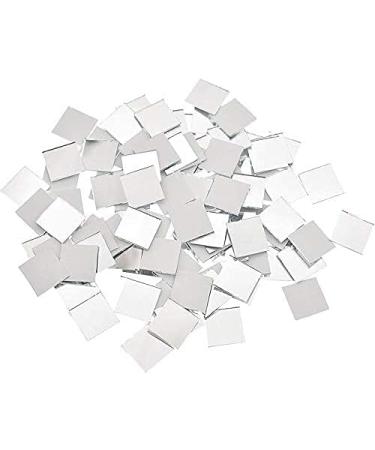 REDODECO Real Glass Silver Mirrors Mosaic Tiles Sticker - 2400PCS Self Adhesive Craft Square Tiles 5mm x 5mm - Buy Online on GoSupps.com