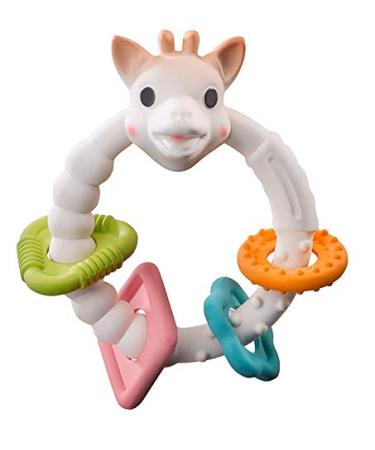 Buy Vulli Giraffe Sophie Teething Ring | Natural Pollutant-Free Beige | International Shipping Available - Buy Online on GoSupps.com
