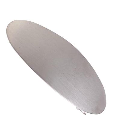 Freneci Brushed Geometric Large Hair Clip for Women - Silver Hair Clamp & Hairpin - Stylish Hair Accessories - Buy Online on GoSupps.com