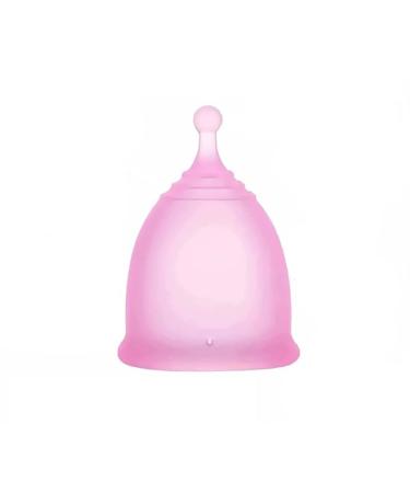 Silicone menstrual cup in pink-reusable menstrual cups with premium design soft flexible and sustainable menstrual cup