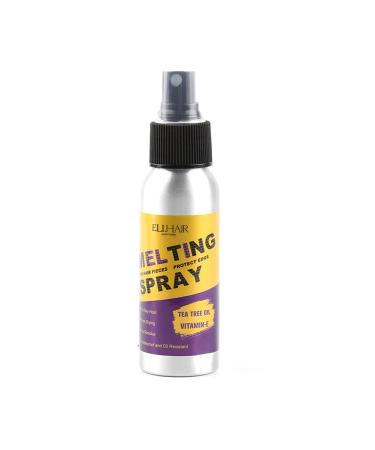 Melting Spray and Holding Spray Glue-Less Hair Adhesive Spray for Closure Lace Wigs All-Day Hold Daily Wig Application 80ml