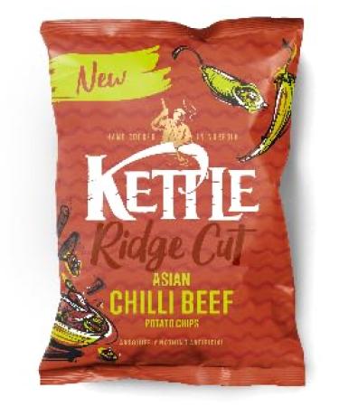 Kettle Asian CHILLI BEEF Crisps 8 x 130g Bags