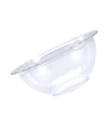 FRCOLOR 2 Pcs Lace Washbasin Washing Basin Flower Basin Bathroom Wash Basin Home Wash Basin Spa Basin Fashion Washbasin Plastic Foot Soak Tub Makeup Washing Bowl Pp Portable Foot Bucket 23x23cmx2pcs Transparentx2pcs