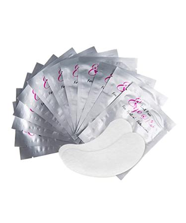 50 pairs of eye pads for eyelash extensions lint -free eyes gel patch hydrogel eye pads professional lint free eye gel patch for eyelash extensions eye eyelashes (new)