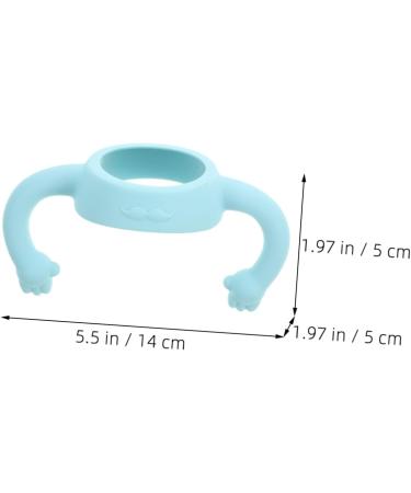 Vaguelly 8 Pcs Bottle Handle Silicone Bottle Grip Bottle Grip Bottle Grip Handle Bottle Accessories Silica Gel Newborn Milk Bottle Feeding Bottle 14.00X5.00X5.00CMx4pcs Sky-bluex4pcs - Buy Online on GoSupps.com