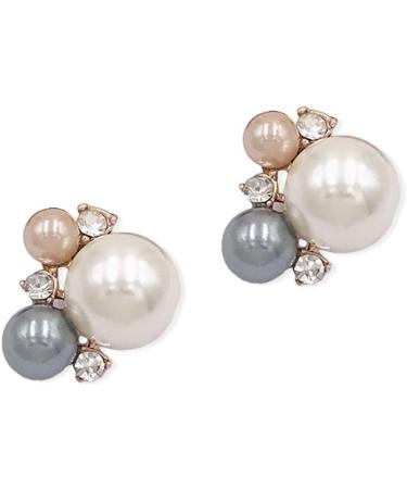 CLSSLVVBN 2 Pieces Hairpin Elegant Headdress Shiny Rhinestones Delicate Pearl Flower Buckle Hair Accessories for Wedding Flower Center 1 - Buy Online on GoSupps.com