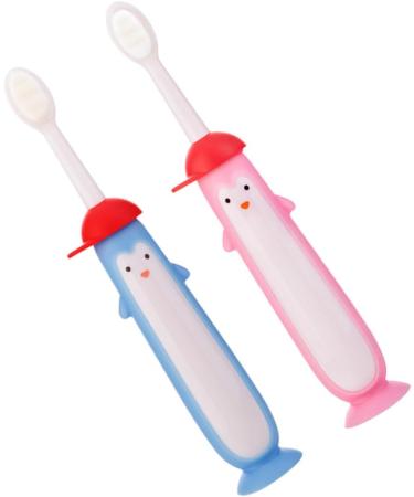 FRCOLOR 4-Piece Children's Toothbrush Set with Suction Cup - Safe & Fun Baby Dental Care Accessories - Buy Online on GoSupps.com
