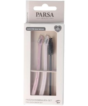 PARSA Beauty Precision Trimmer Set & Spooly Eyebrow Razor - Perfect Grooming for Flawless Eyebrows | Shop Internationally - Buy Online on GoSupps.com