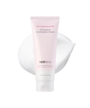 Collagen Solution Intensive Cleansing Foam 5.07 fl. Oz / 150ml Korean Skincare Beauty Cosmetics Collagen foam cleansing Face Cleanser for Deep cleansing & Hydration Cleansing Gel