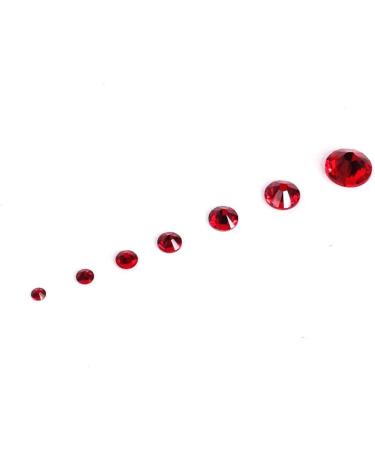 144 pcs Swarovski 2058/2088 Crystal Flatbacks Red Rhinestones Nail Art - Light Siam (227) - Mixed Sizes ss5/ss7/ss9/ss12/ss16/ss20/ss30 - Buy Online on GoSupps.com