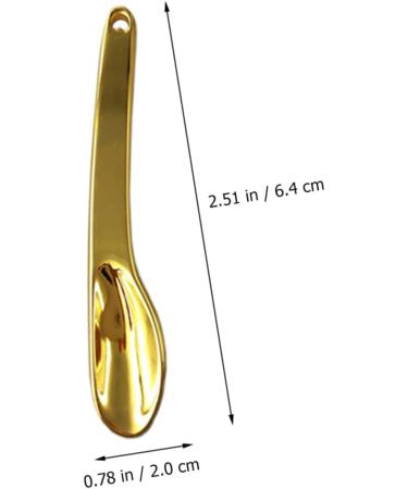 Minkissy 5-Piece Metal Scrap Mini Facial Beauty Shovel - Gold Eye Fatigue Moisturizer & Makeup Stir Tool - Zinc Care for Sampling & Extracting | International Shipping Available - Buy Online on GoSupps.com