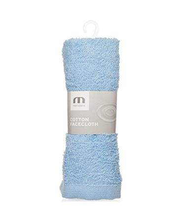 Meridiana Cotton Facecloth Baby Blue.