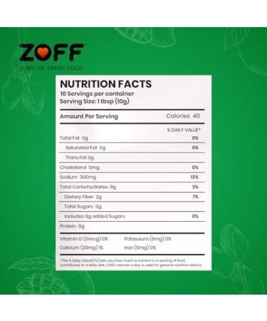 Zoff Amchur(Mango) Powder 100g (3.5 oz) | Pure and Raw | All Natural | Vegan | No Preservative | Indian Origin - Buy Online on GoSupps.com