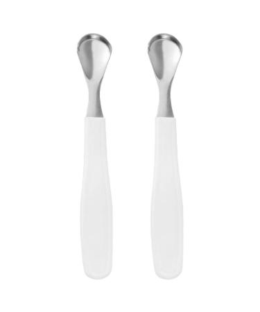 2 Set Metal Scraper Brush Coating Cleaning Brush Tool White Aldult