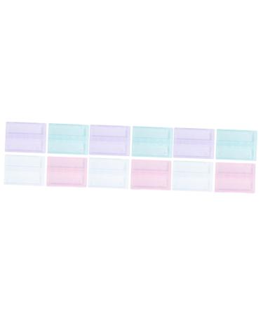 minkissy 12 Pcs Grinding Head Empty Box Nail Drill Bits Container Manicure Tool Holders Nail Drill Display Case Nail Gel Polish Kit Grinding Head Boxes Para U as Nail Tool Small Acrylic Pp