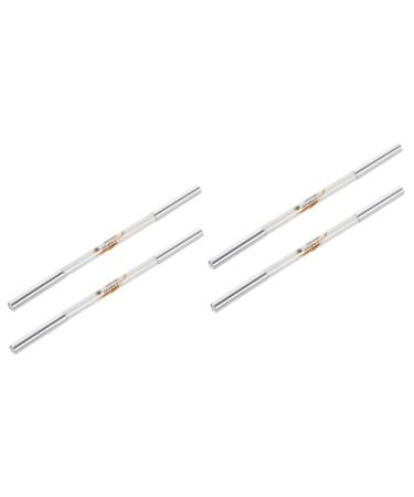 FRCOLOR 4 pcs Dual Makeup -in- Brow Tool with Brush Pencils Enhancer Pencil Eyebrow 1 count (Pack of 1) Assorted Colorx2pcs