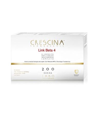 Labo Crescina Transfermic Link Beta-4 Complete Treatment 200 Ladies 20 + 20 Ampoules