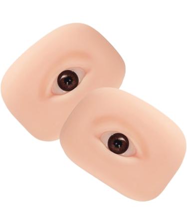 GLEAVI 2 Pairs Silicone Molds Makeup Tools Tools Makeup Face Practice Board Eye Plate Thicken 3d 13.8x5.2x1.5cmx2pcs As Shownx2pcs - Buy Online on GoSupps.com
