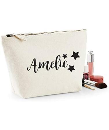 Personalized Name Cosmetic Bag - Large Makeup Bag for Ladies - 34x22x11 cm 5 Litres - Stylish Handbag Essential - Buy Online on GoSupps.com