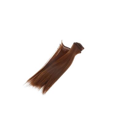 Doll Wig Synthetic Straight Doll Hair DIY Long Doll Hairpiece Arts Crafts Accessories 15cm Straight Doll Hair