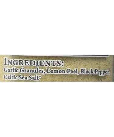 Organic Lemon Pepper Sea Salt - Gourmet Celtic Seasoning, Handcrafted, 1.8oz - Buy Online on GoSupps.com