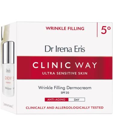 Dr Irena Eris Clinic Way Wrinkle Filling Dermo Cream 5 - Day Cream 50 ml for Youthful Skin | Buy Internationally - Buy Online on GoSupps.com