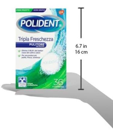 POLIDENT Compresse tripla fresc.* 36 pz. - Dentifrice - Buy Online on GoSupps.com