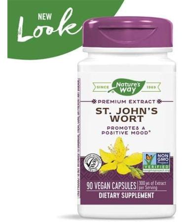 Nature's Way St. John's Wort 300mg - 90 Vegan Capsules for Mood Support - Buy Online on GoSupps.com