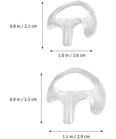 2 Pairs Noise Cancelling Airplane Ear Plugs - Soft Silicone Earplugs for Sleeping & Travel - Clear Triangle Ear Duct Design - Buy Online on GoSupps.com