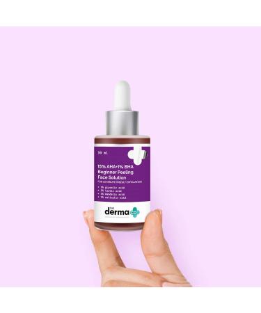 15% AHA + 1% BHA Exfoliant | Clear Clogged Pores & Acne Marks | Deep 10 Min Facial Treatment | 1.01 Fl Oz - Buy Online on GoSupps.com