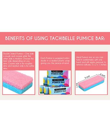 Tachibelle Spa Foot Pumice Stone & Scrubber - Smooth Heels & Remove Dead Skin (1 Piece) - International Shipping Available - Buy Online on GoSupps.com