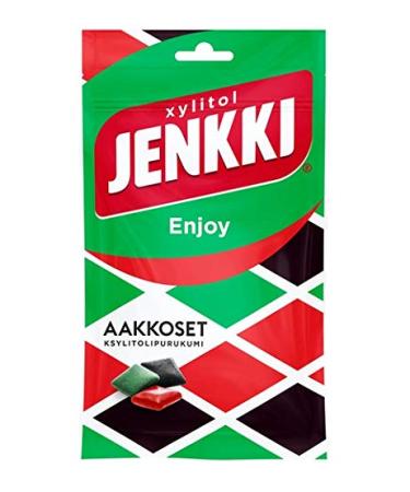 Cloetta Jenkki Xylitol Aakkoset Chewing Gum, 1 Pack of 70 g