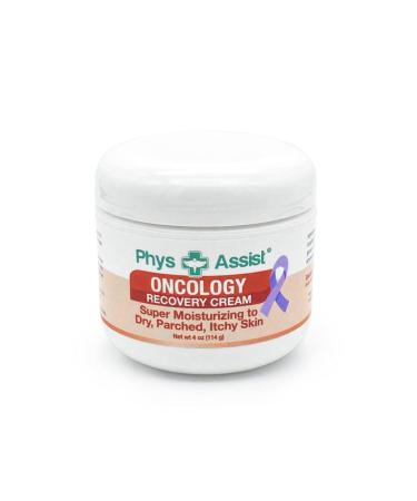 PhysAssist Oncology Recovery Cream. Super Moisturizing Skin Cream for Dry, Parched, Itchy, Sensitive Skin. Unscented 4 oz jar. Non Irritant, Clinically Tested, Dermatologist Tested, Allergy Tested.