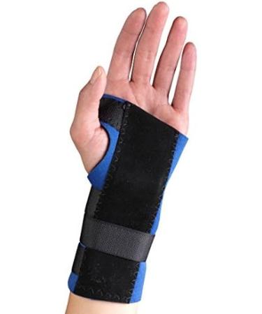 OTC Black Neoprene Wrist Splint - Cock-up Style X-Large for Left Hand | International Shipping Available - Buy Online on GoSupps.com