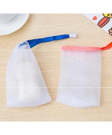 6 PCS Handmade Soap Bubble Mesh Bags - Exfoliating & Foaming Net for Body & Face - Buy Online on GoSupps.com