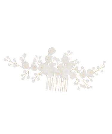 minkissy the headpiece bridal headpiece hair teasing comb Hair Comb Bridal Headdress Flower Hair Comb Bridal Hair Accessory Bridal Hair Comb the flowers hairpin Flowers