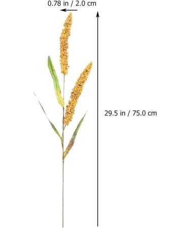 ABOOFAN 3pcs Simulated Ears of Corn Fake Wheat Stalks Wheat Dried Flowers Home Plant Decor Artificial Wheat Bundle Fall Decor Artificial Plants Wheat Decoration Household Pu Ornaments - Buy Online on GoSupps.com
