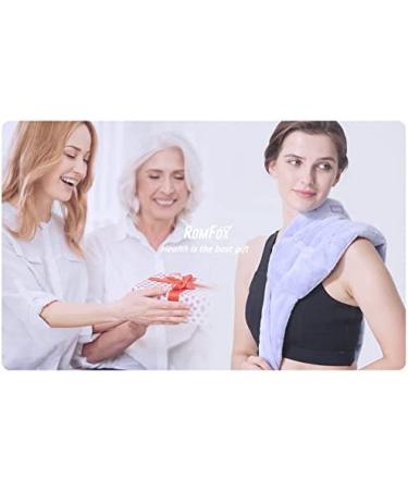 ROMFOX Microwave Heating Pad for Back Pain Relief - Lumbar, Waist, Stomach, Neck, Shoulder Heat Wrap - Moist Heat & Cold Compress Pad (Purple/Lavender Scented) - Buy Online on GoSupps.com