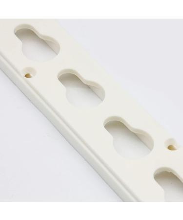 Krzaw 2 Pack ABS Horse Keyhole Track Rails - Durable Plastic for Equestrian Use - Buy Online on GoSupps.com