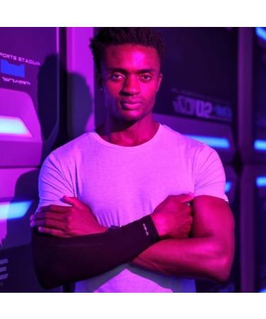 T-B Compression Arm Sleeve for Gaming | Comfortable Cooling & Breathable Black Sleeve - Perfect Fit for Gamers - Buy Online on GoSupps.com