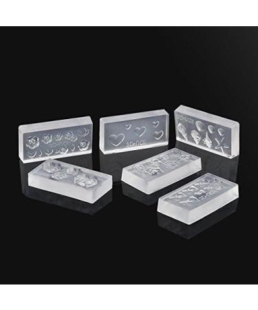 Jiklophg 6 pieces work durable shape of silica gel 3D for decoration design of nail art DIY - Buy Online on GoSupps.com