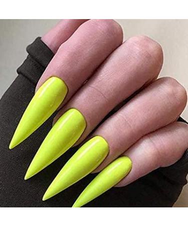 BeYou Clear Long Stiletto 500pcs False Gel Nail Tips Set with Case - 10 Sizes | Nail Salon Quality | 28512 - Buy Online on GoSupps.com